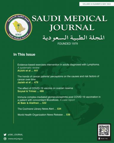 Saudi Medical Journal: 43 (5)