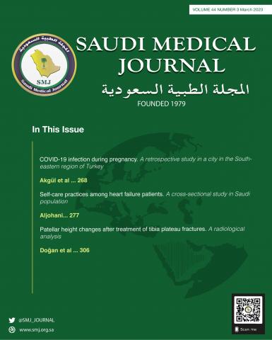 Saudi Medical Journal: 44 (3)