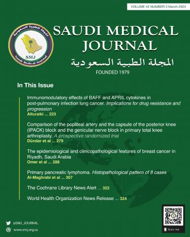 Saudi Medical Journal: 45 (3)