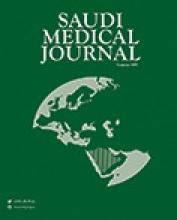 Saudi Medical Journal: 25 (1)
