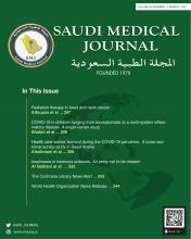 Saudi Medical Journal: 42 (3)