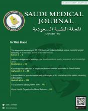 Saudi Medical Journal: 43 (1)