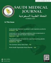 Saudi Medical Journal: 44 (5)