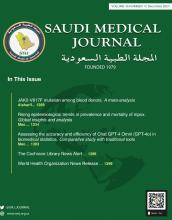 Saudi Medical Journal: 45 (12)