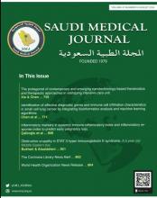 Saudi Medical Journal: 45 (8)